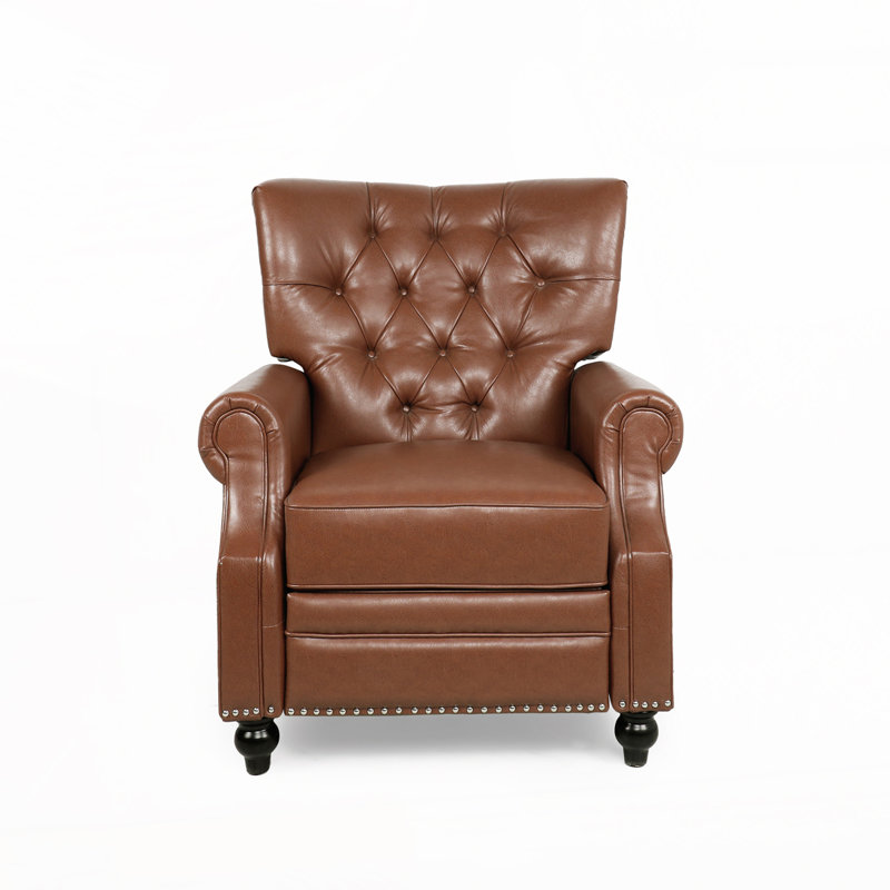 Fauteuil inclinable manuel à bras roulé