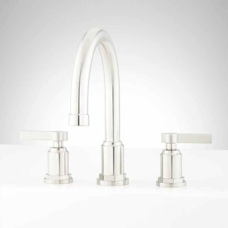Greyfield Deck Mounted Roman Tub Filler Faucet - less Valve, Brushed Nickel