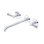 Amahle Wall Mount Tub Filler Trim with C-Spout