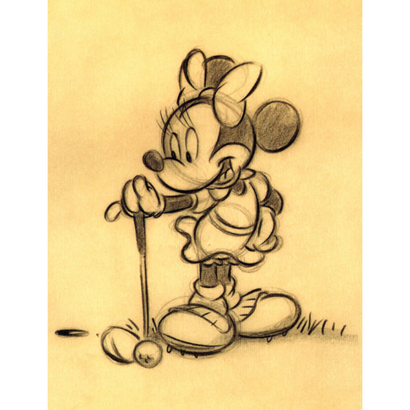 Minnie's Golfing Day, H 24 po x l 18 po