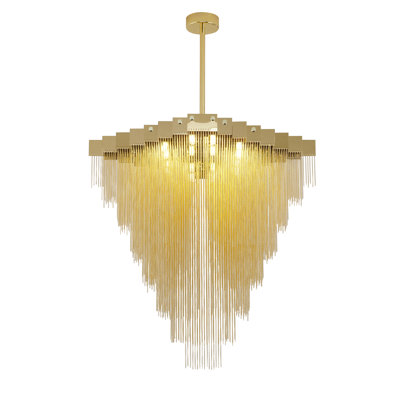 Lustre en chaîne 16 lumières Modern