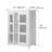 Glass Freestanding Bathroom Cabinet