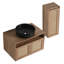 Meuble-lavabo de 30 po avec lavabo d'art en céramique et armoire latérale, 2 portes à fermeture douce, fixation à flotteur-1566378640-1566378642