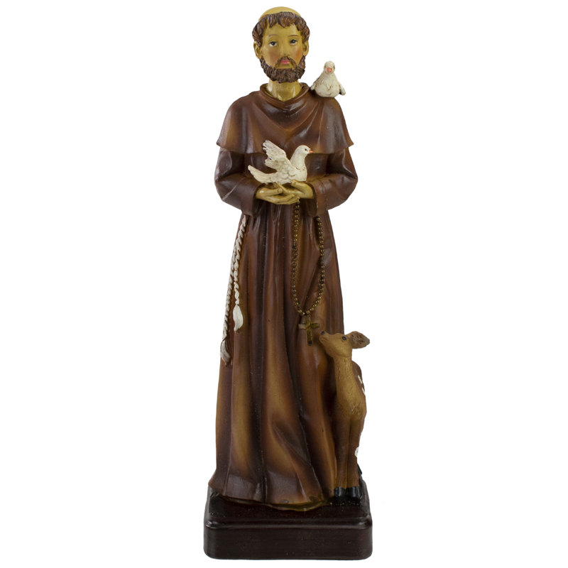Figurine 12,5 "Saint-François d'Assise