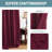 Curtains for Bedroom/Living Room 2 Panels Set - Thermal Insulated Room Darkening Grommet Top Curtains-735006363-735006394