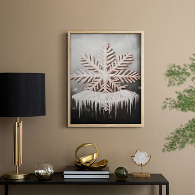 Christmas Holiday Art -Series 2-CXXXVII Framed Print - Solid Wood