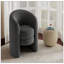 Chaise courbée avec accoudoirs et chaise rembourrée-1226146696