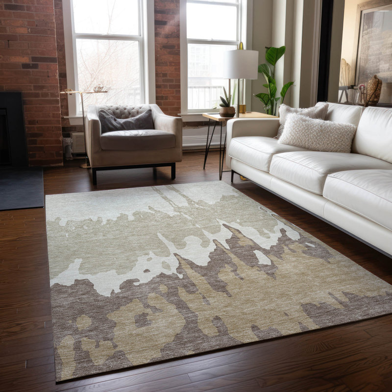  Chayden Area Rug with Non-Slip Backing, Rectangle 2'6" x 3'10"
