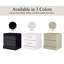 Table de chevet en noir-1734970013