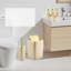 Ensemble de salle de bain beige Accessoires de salle de bain