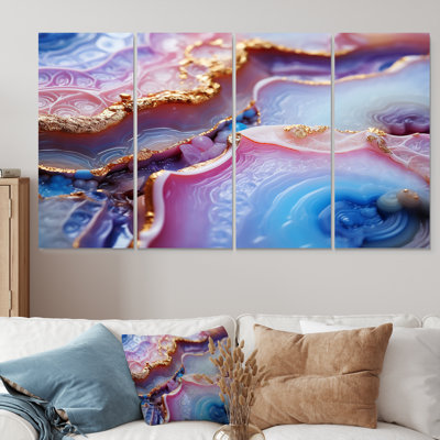 Meda - décoration murale en marbre 4 pièces