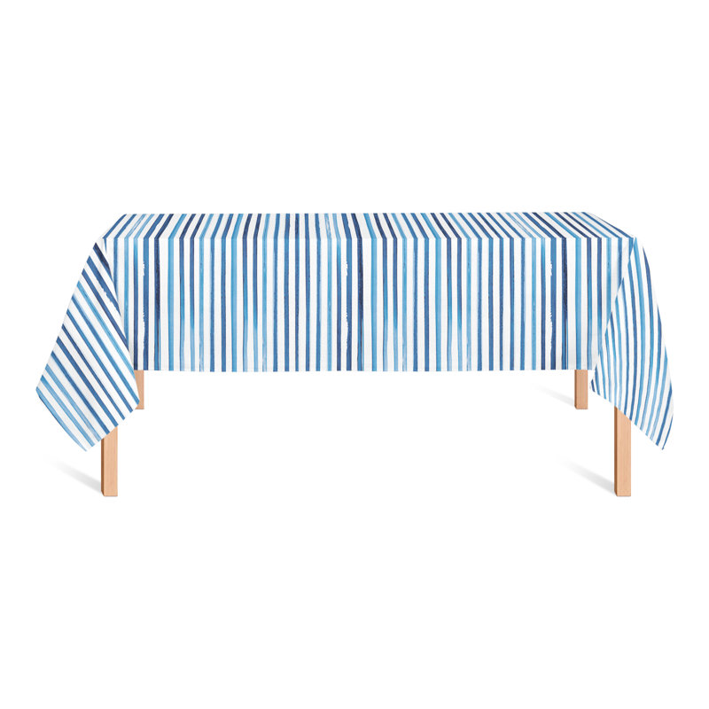 Nappe rayée en polyester, L 58 po x l 58 po