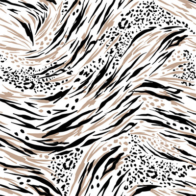 Animal Skin Tiger - Wrapped Canvas Print