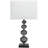 Crystal Geometric Diamond Inspired Clear Table Lamp with Crystal Base and Black Shade-411294972-411294975