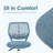 Ebern Designs Ergonomic Mesh Rolling Desk Chair, Armless Adjustable Office Task Chair with Wheels for Home or Study Use-302933173