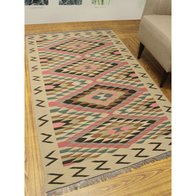 Benge Wool Geometric Indoor Rug