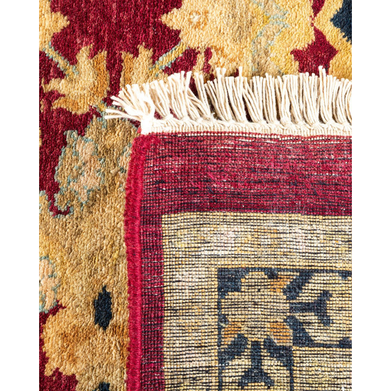 One-of-a-Kind 8 X 10 New Age Wool Area Rug in Red