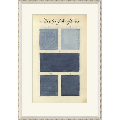 Antique Color Swatches Giclee Print by A. Boogert