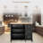 Kitehcn Island with Extensible Rubber Wood Table Top,adjustable Shelf Inside Cabinet for Different Utensils-752739483