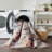 Abigayle Floral Machine Washable Cotton Area Rug in Ivory/Pink-120772284