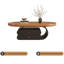 Table basse en bois massif avec grand tiroir de rangement-108344316