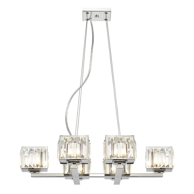 Hashir 6 - Light Geometric Chandelier