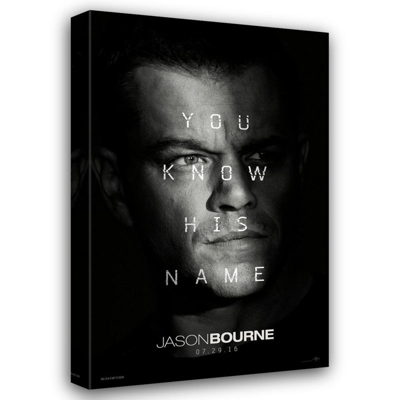 Jason Bourne, 24" H x 15" W