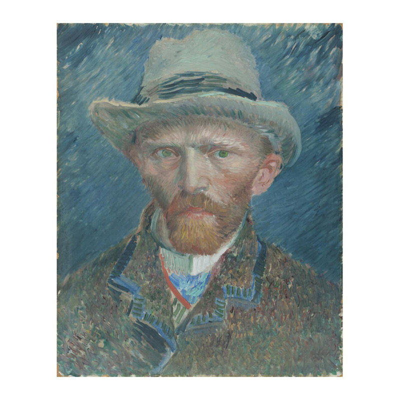 Autoportrait par Vincent van Gogh - Estampe numérique, H 28 po x l 22 po