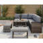 Voorhies Square 9 - Person 89cm Long Cube Lift-Up Dining Table Set with Cushions