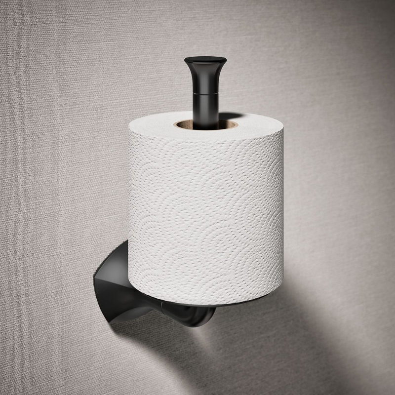 Porte-papier hygiénique occasion, Noir mat