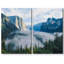 Scène de soleil nuageuse, chaîne de montagnes, paysage, impression sur toile, 2 pièces-92285566-92285565