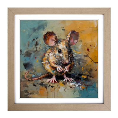 Mouse Expressionism No.1 - Framed Print