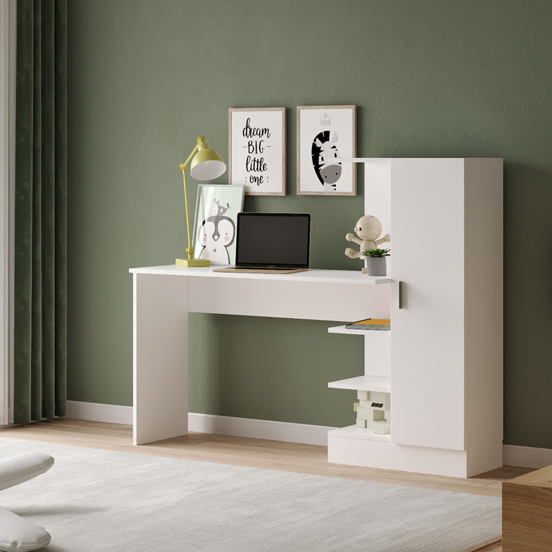 Riki Writing Desk, White