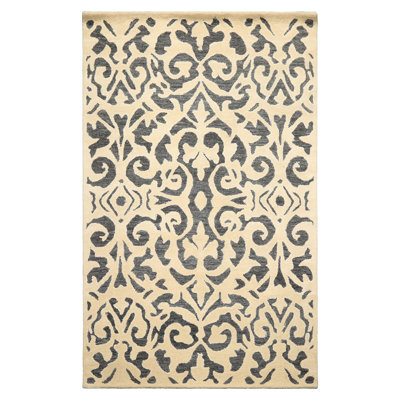 Tapis en laine touffeté à la main 5 x 8 po