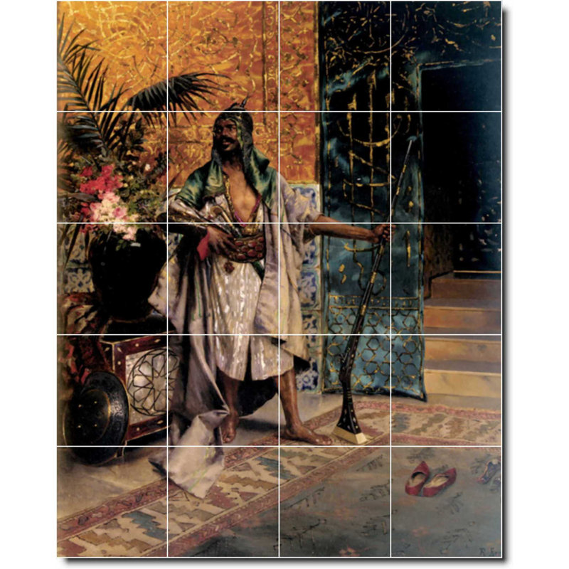 Carreau de peinture murale 32 po x 40 po 8 po x 8 po, Historique 03020