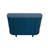 47" Oval Storage Cabinet With Fluted Design And Sliding Door