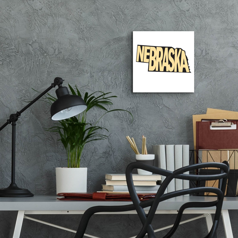  'Nebraska 2' by Art Licencing Studio Acrylic Glass Wall Art, 12" x 12"