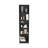 Sutton Slim Bookcase with Modern 5-Shelf Design-1904028581-1888429275
