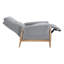 Fauteuil inclinable manuel rembourré-129179752