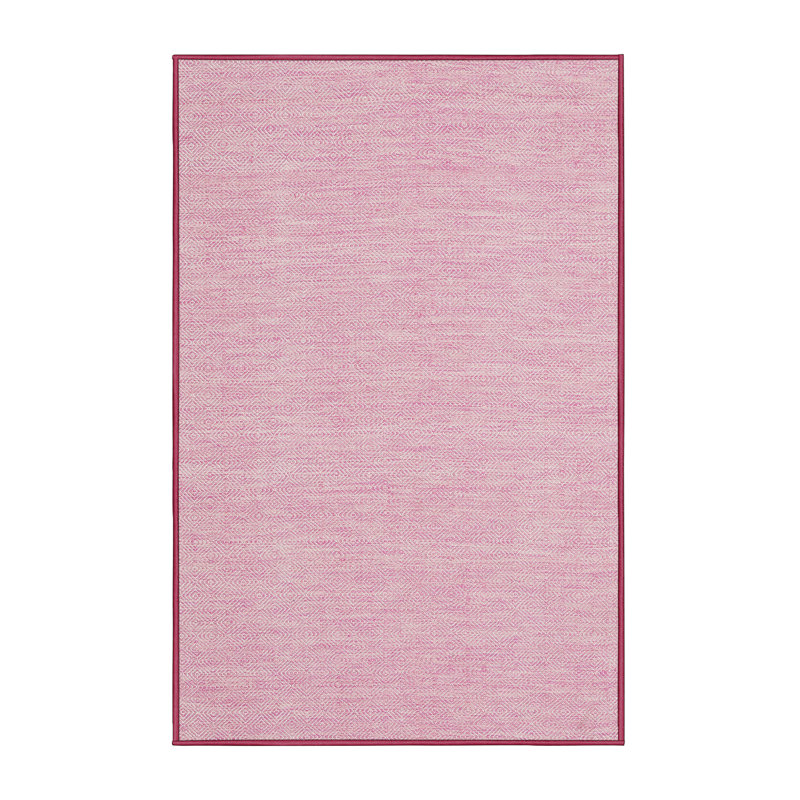 Tapis contemporain rose, Rectangle 7 pi x 10 pi