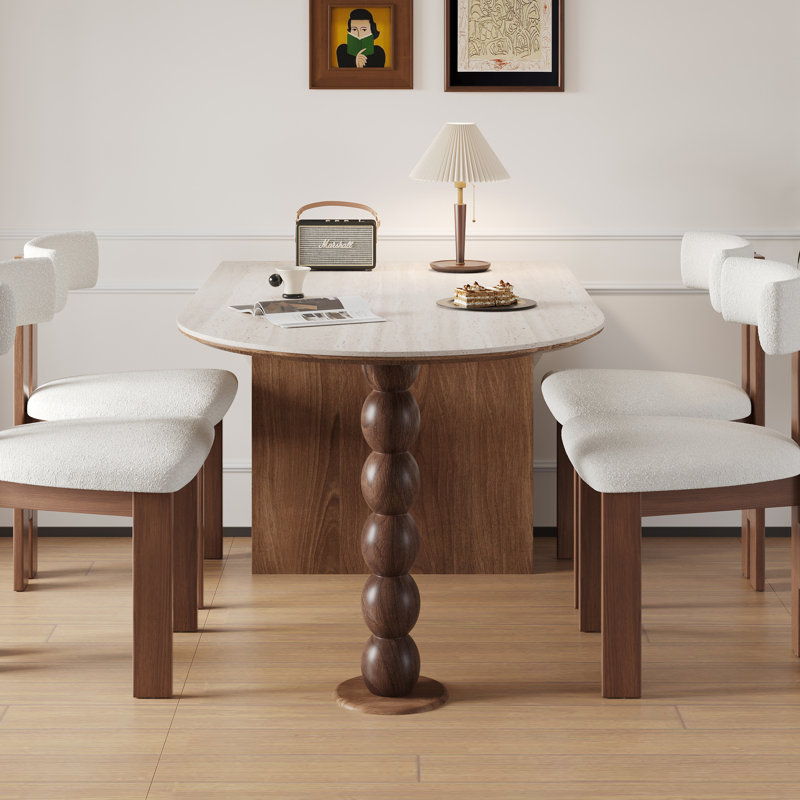 Table de salle à manger ovale