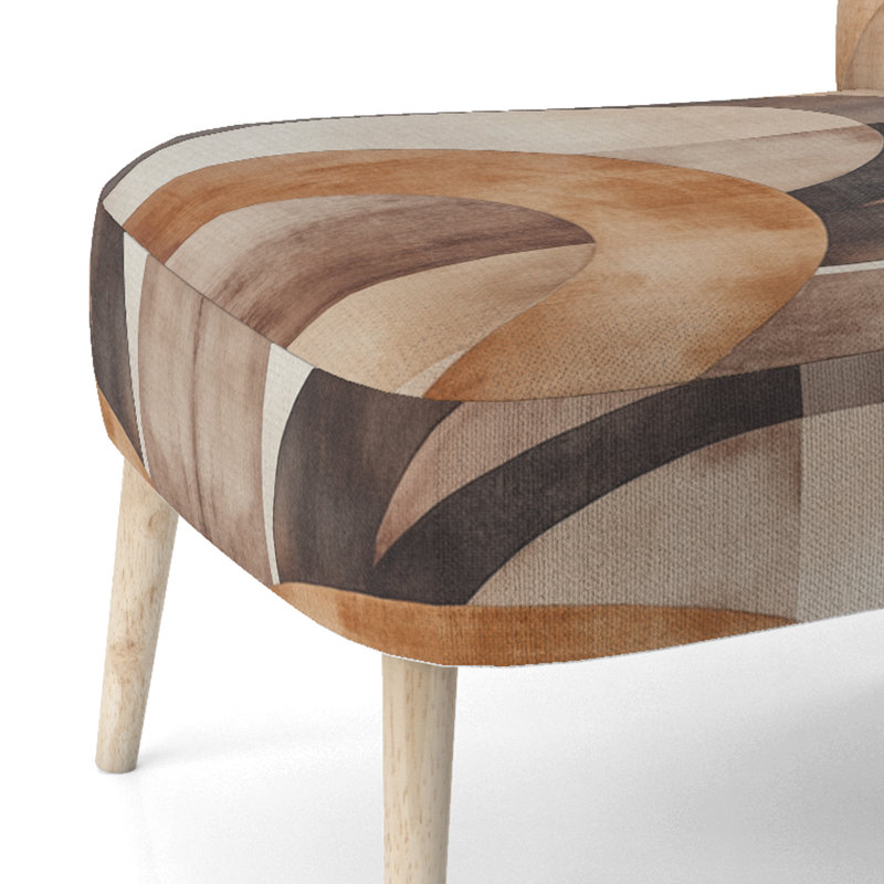 Upholstered Accent Chair, Side Chair Armless