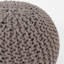 Pouf tricoté en coton 20 X 20
