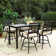 Alyne Rectangular  Metal Bar Table