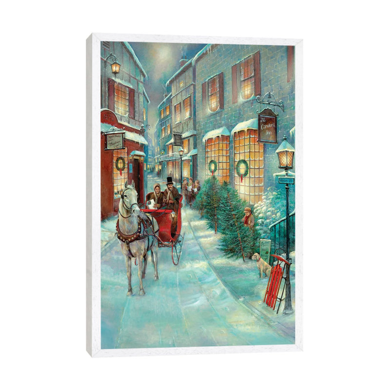 Christmas Memories by Ruane Manning - Gallery-Wrapped Canvas Giclée on Canvas, 66.04 cm H x 45.72 cm W, White Framed