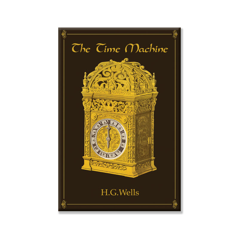 « time machine », affiche rétro sur toile tendue, 24 po x 36 po