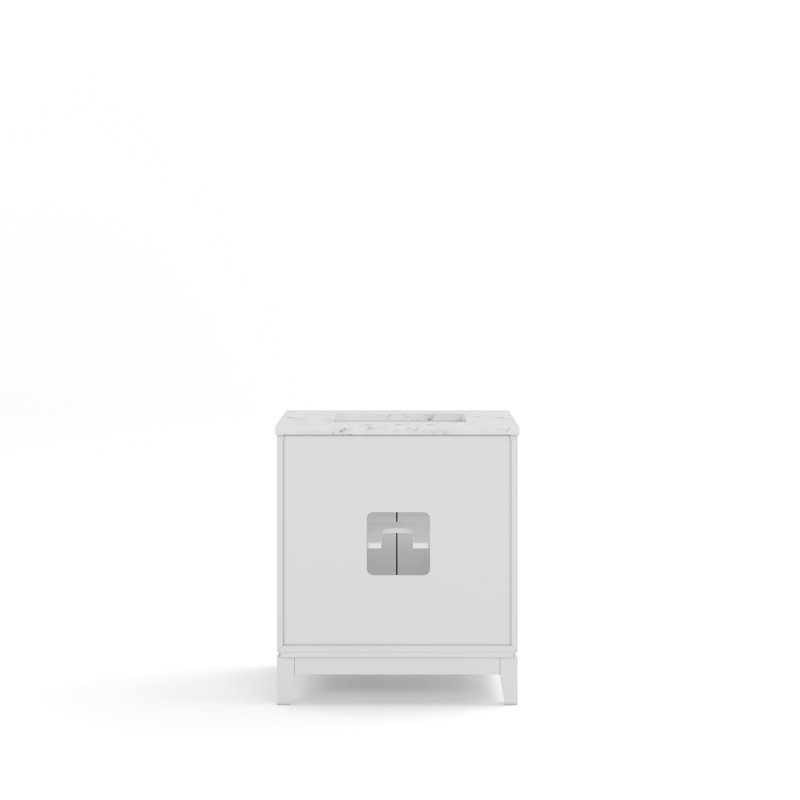 Elizabeth 30'' W Single Vanity, White