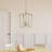 Olive 3-Light Dimmable Steel Lantern Chandelier -33484713