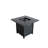 25'' H X 30'' W Steel Outdoor Fire Pit Table With Lid-2122210504-2122210507