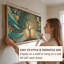 Art mural sur toile grand arbre de vie bohème, encadrement artistique lune de soleil artistique, œuvre d'art cosmique abstraite, innombrables décorations célestes pour le salon, la salle à manger, le bureau de la chambre à coucher, 20 x 40 pouces, idées de cadeaux réfléchis